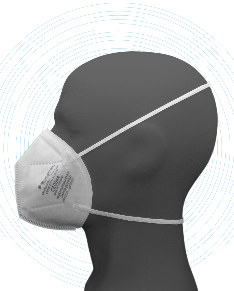 FFP2-Maske mit Kopfband