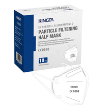 FFP2-Maske mit Nasenpolster einzeln verpackt - versch. Farben